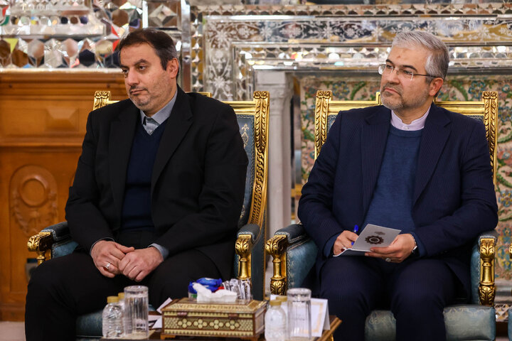 دیدار و کنفرانس خبری مشترک رؤسای مجالس ایران و اتیوپی