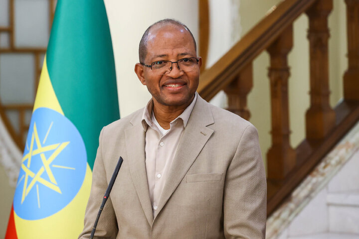 دیدار و کنفرانس خبری مشترک رؤسای مجالس ایران و اتیوپی