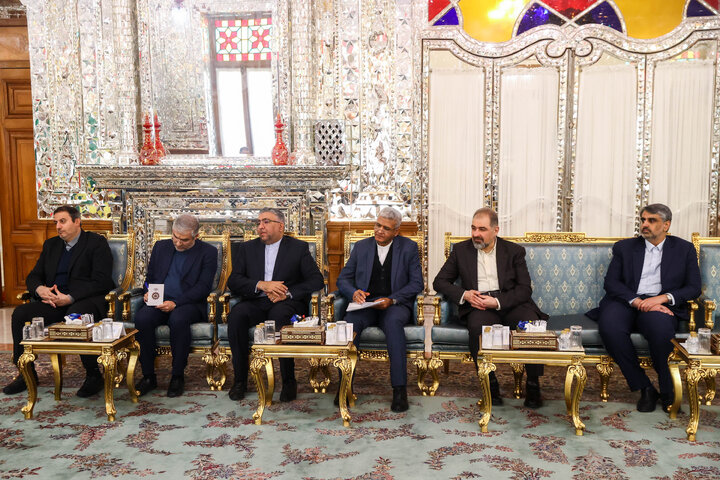 دیدار و کنفرانس خبری مشترک رؤسای مجالس ایران و اتیوپی