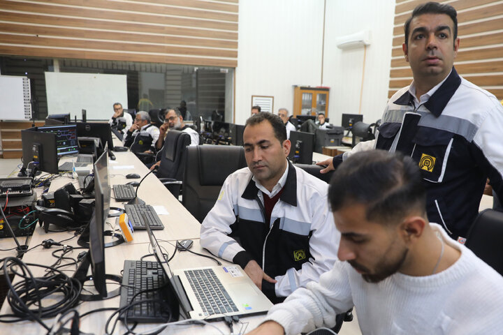 افتتاح مرکز کنترول فرمان خط دو مترو شیراز توسط نیکزاد