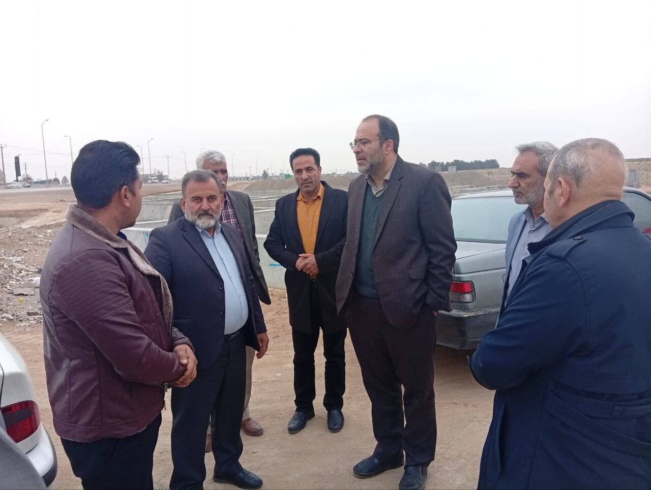 بازدید طغیانی از روستاهای دهستان قهاب/ تاکید بر حل مسائل و مشکلات روستاها