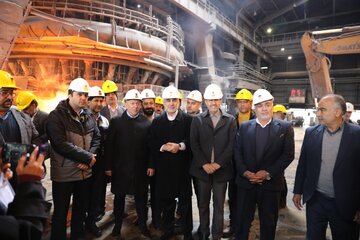 بازدید نایب رئیس مجلس از ذوب آهن اصفهان