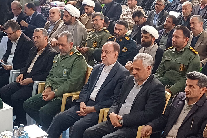 حضور حاجی‌بابایی در یادواره شهدای شهرستان خان‌میرزا