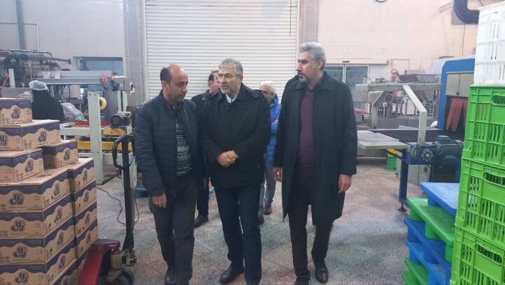 رئیس فراکسیون کشاورزی از شرکت تعاونی دامداران شیری لبن بازدید کرد
