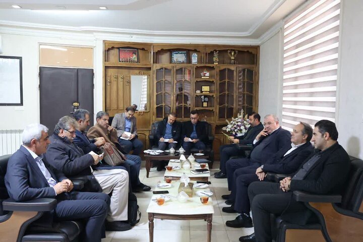 بررسی تامین آب طرح شرکت صنایع شیر ایران(پگاه) مراغه با حضور سیدفرید موسوی