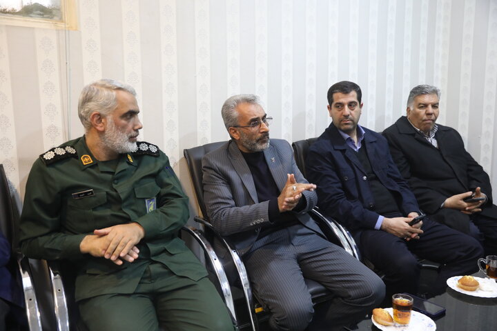 دیدار حاجی بابایی با امام جمعه کاشان و مسئولان کاشان