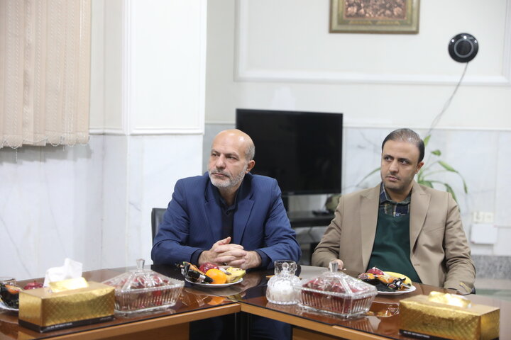 دیدار حاجی بابایی با فرماندار و مسئولان شهرستان آران و بیدگل