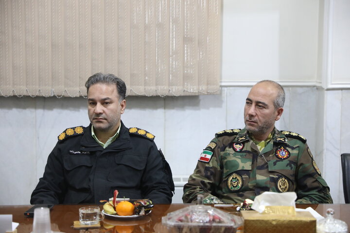 دیدار حاجی بابایی با فرماندار و مسئولان شهرستان آران و بیدگل