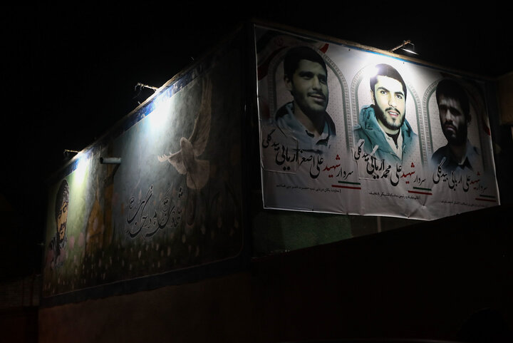 دیدار حاجی بابایی با خانواده شهیدان اربابی در آران و بیدگل