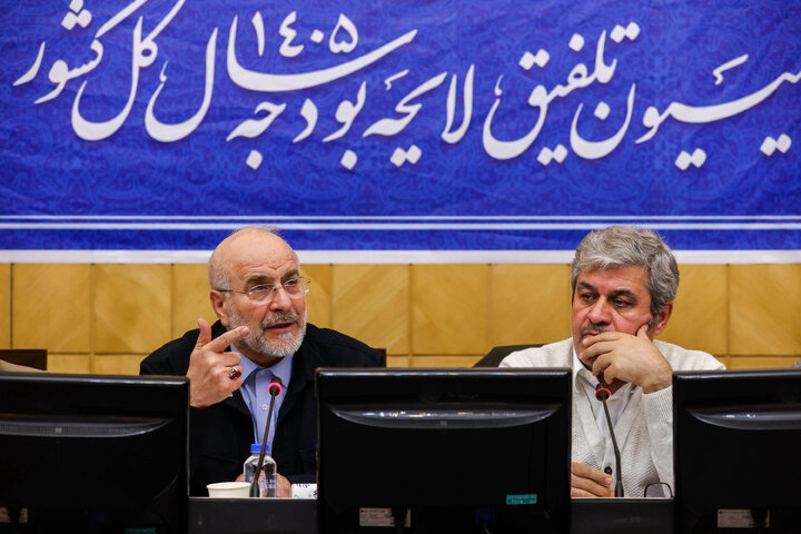 نشست جمعی از اعضای کمیسیون تلفیق لایحه بودجه سال ۱۴۰۵ با دکتر قالیباف رئیس مجلس