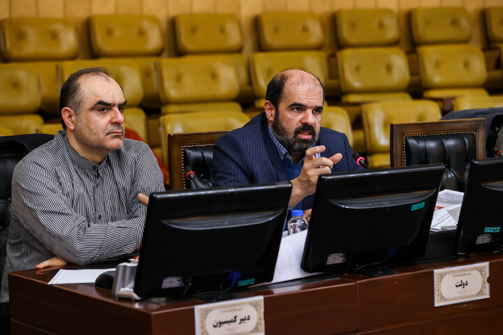 نشست جمعی از اعضای کمیسیون تلفیق لایحه بودجه سال ۱۴۰۵ با دکتر قالیباف رئیس مجلس