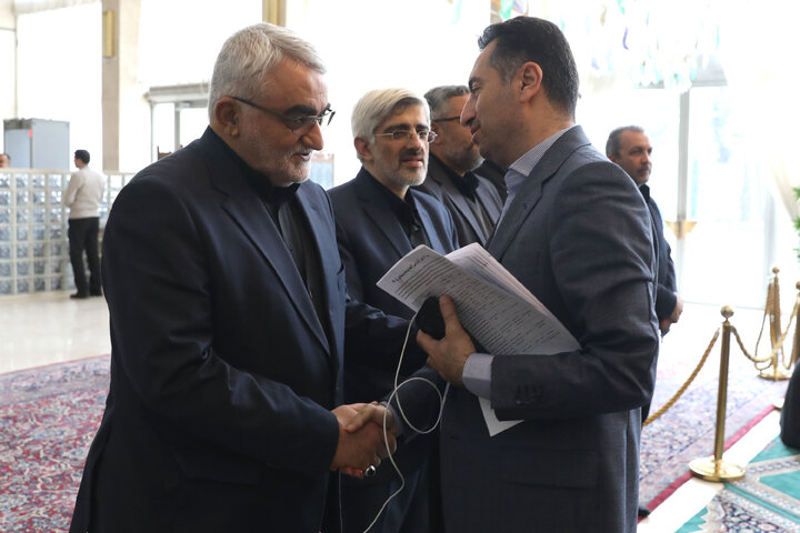 مراسم ختم خواهر علائ الدین بروجردی