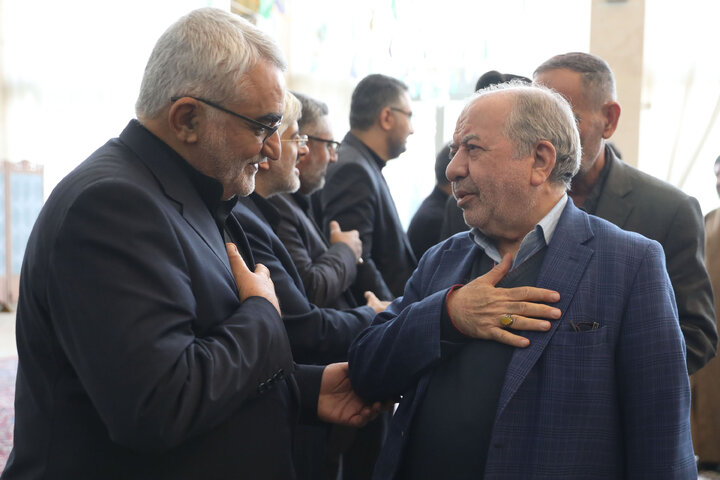 مراسم ختم خواهر علائ الدین بروجردی