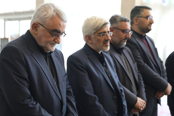 مراسم ختم خواهر علائ الدین بروجردی