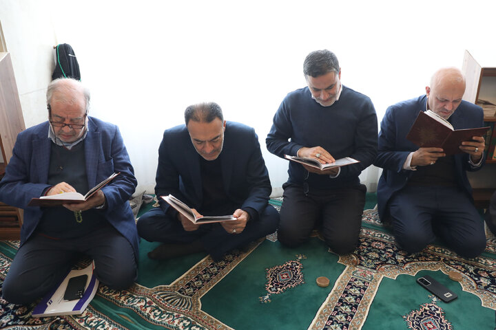 مراسم ختم خواهر علائ الدین بروجردی