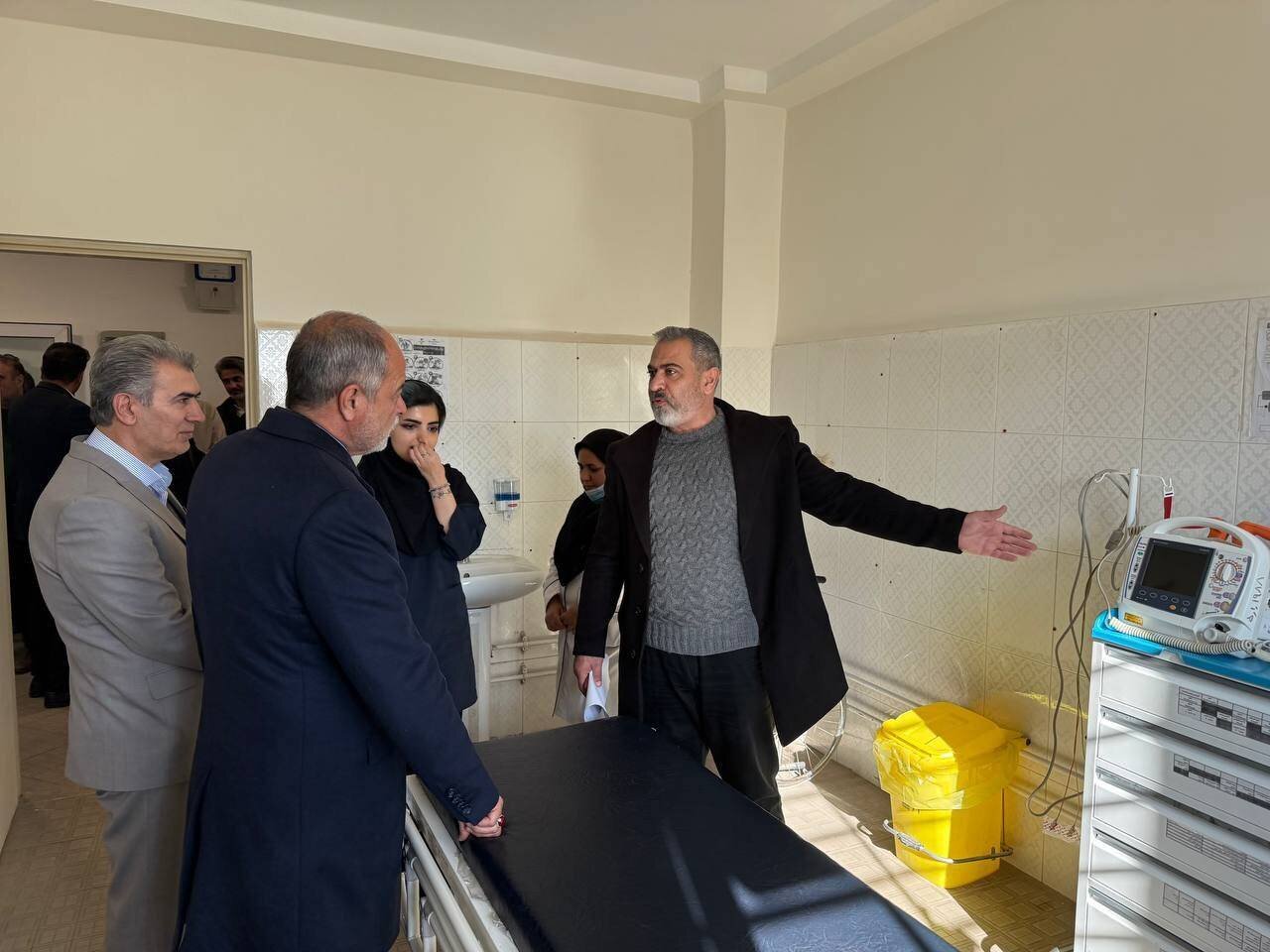 بررسی میدانی وضعیت خدمات سلامت تازه شهر سلماس با حضور رضازاده