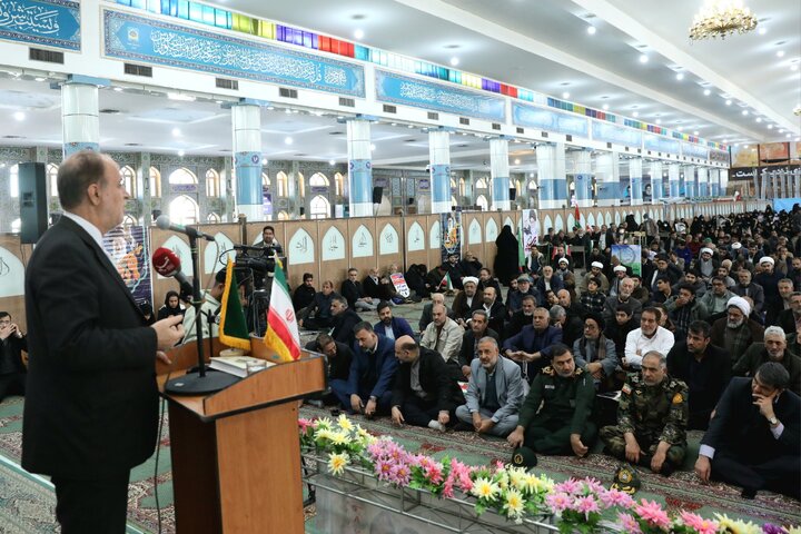 حضور  و سخنرانی حاجی بابایی در مراسم گرامیداشت یوم الله روز بصیرت نه دی در کرمان