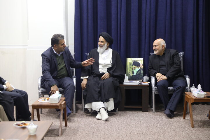 دیدار اعضای کمیسیون اجتماعی مجلس با امام جمعه اهواز