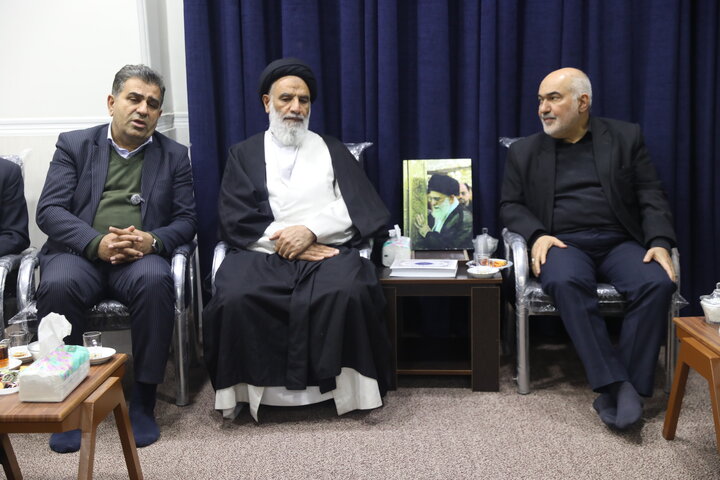 دیدار اعضای کمیسیون اجتماعی مجلس با امام جمعه اهواز