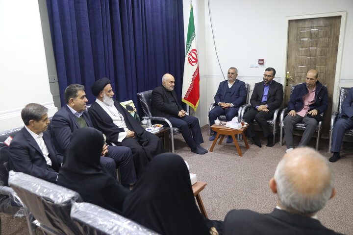 دیدار اعضای کمیسیون اجتماعی مجلس با امام جمعه اهواز
