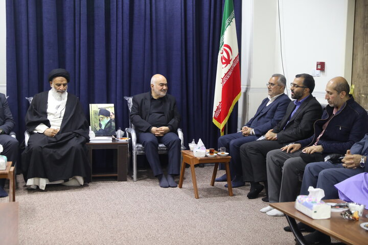 دیدار اعضای کمیسیون اجتماعی مجلس با امام جمعه اهواز