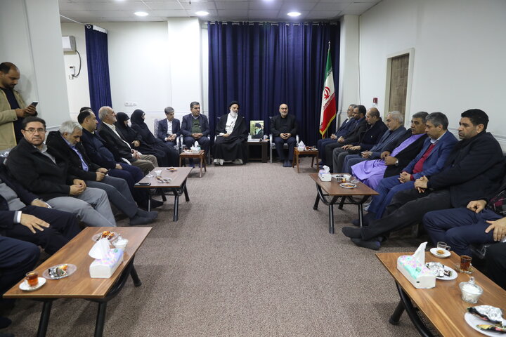 دیدار اعضای کمیسیون اجتماعی مجلس با امام جمعه اهواز