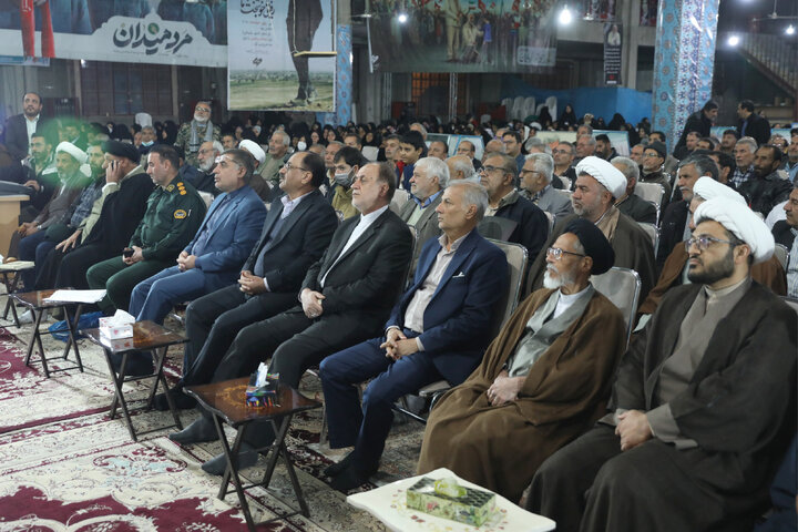 حضور حاجی بابایی در مراسم گرامیداشت یوم الله ۹ دی شهرستان استهبان