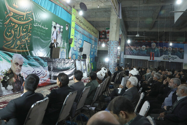 حضور حاجی بابایی در مراسم گرامیداشت یوم الله ۹ دی شهرستان استهبان