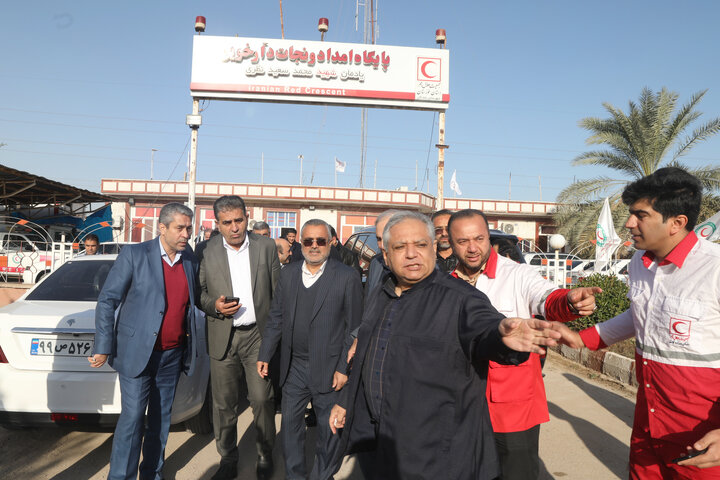 بازدید اعضای کمیسیون اجتماعی مجلس از پایگاه امداد و نجات دارخوین