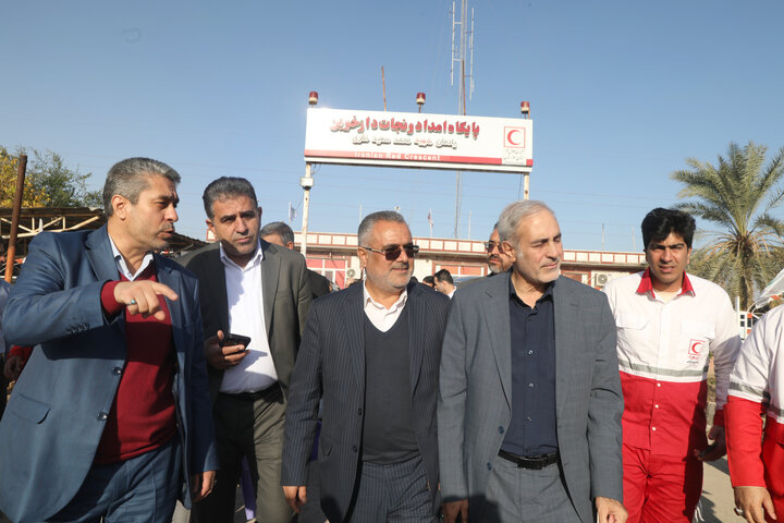 بازدید اعضای کمیسیون اجتماعی مجلس از پایگاه امداد و نجات دارخوین