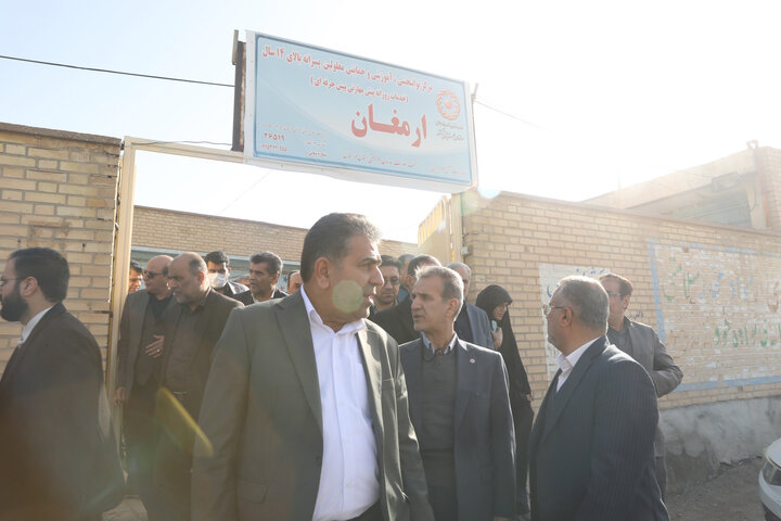 بازدید اعضای کمیسیون اجتماعی از مرکز توانبخشی آموزشی ارمغان شهرستان شادگان