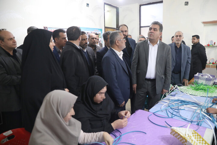 بازدید اعضای کمیسیون اجتماعی از مرکز توانبخشی آموزشی ارمغان شهرستان شادگان