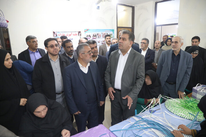 بازدید اعضای کمیسیون اجتماعی از مرکز توانبخشی آموزشی ارمغان شهرستان شادگان