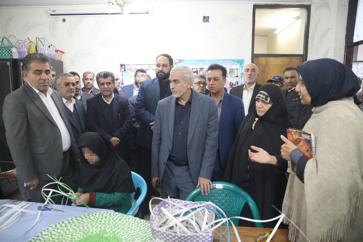 بازدید اعضای کمیسیون اجتماعی از مرکز توانبخشی آموزشی ارمغان شهرستان شادگان