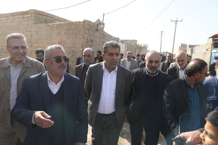 بازدید اعضای کمیسیون اجتماعی مجلس از محله کوی سعدی شادگان