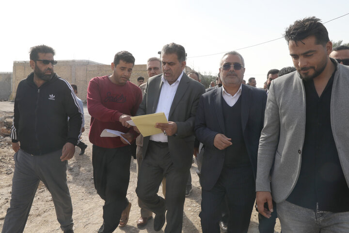 بازدید اعضای کمیسیون اجتماعی مجلس از محله کوی سعدی شادگان