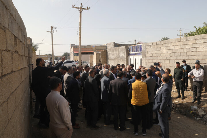 بازدید اعضای کمیسیون اجتماعی مجلس از محله کوی سعدی شادگان