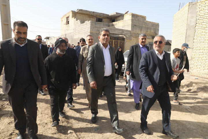 بازدید اعضای کمیسیون اجتماعی مجلس از محله کوی سعدی شادگان