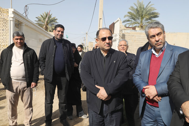 بازدید اعضای کمیسیون اجتماعی مجلس از محله کوی سعدی شادگان