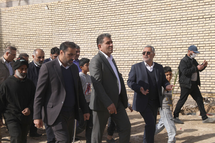 بازدید اعضای کمیسیون اجتماعی مجلس از محله کوی سعدی شادگان