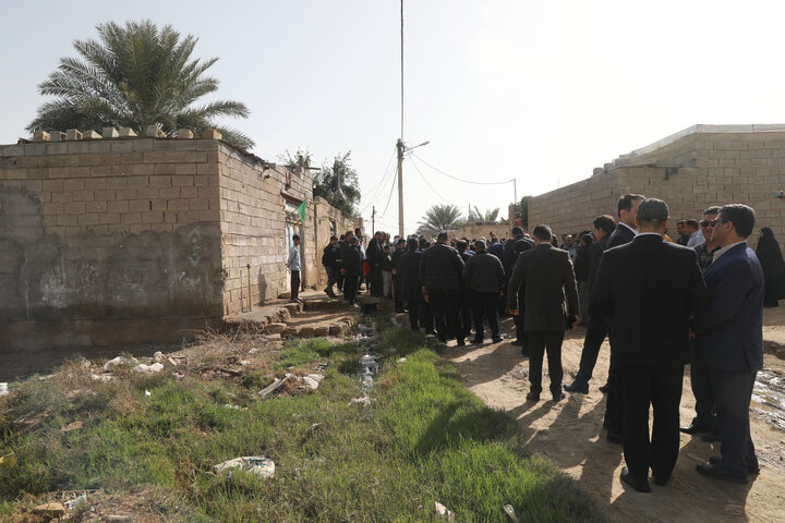 بازدید اعضای کمیسیون اجتماعی مجلس از محله کوی سعدی شادگان