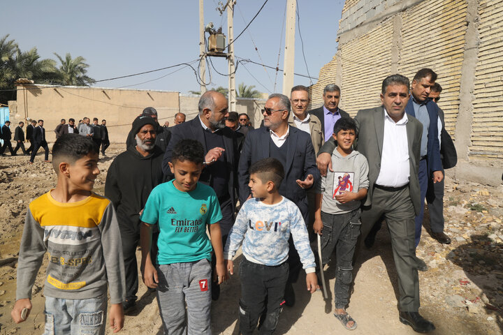 بازدید اعضای کمیسیون اجتماعی مجلس از محله کوی سعدی شادگان