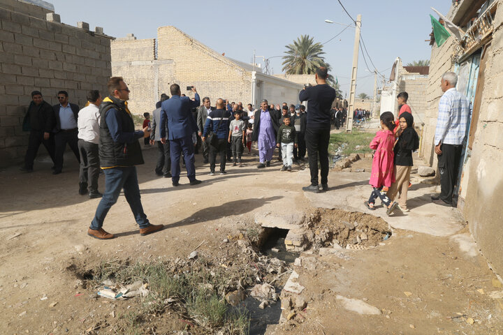 بازدید اعضای کمیسیون اجتماعی مجلس از محله کوی سعدی شادگان