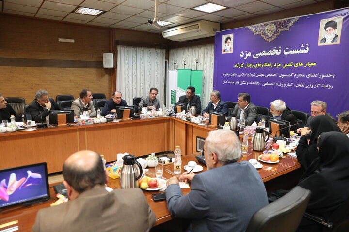 نشست تخصصی مزد با حضور اعضای کمیسیون اجتماعی مجلس در اهواز