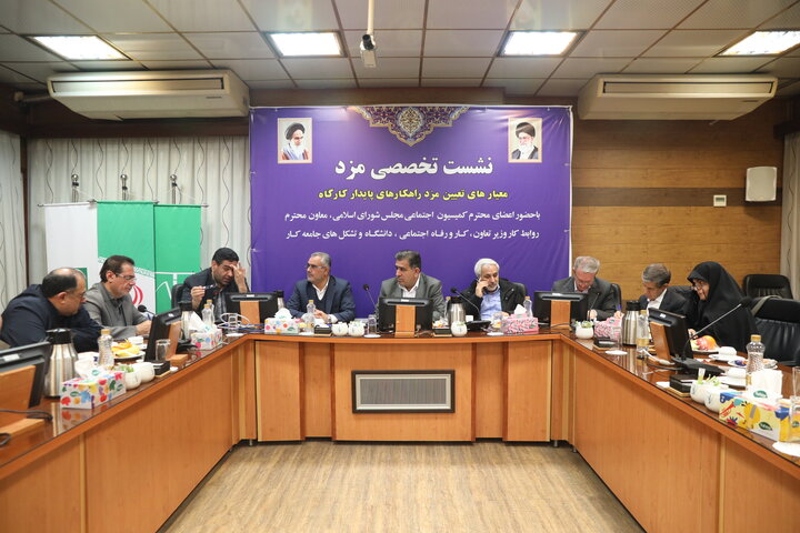 نشست تخصصی مزد با حضور اعضای کمیسیون اجتماعی مجلس در اهواز