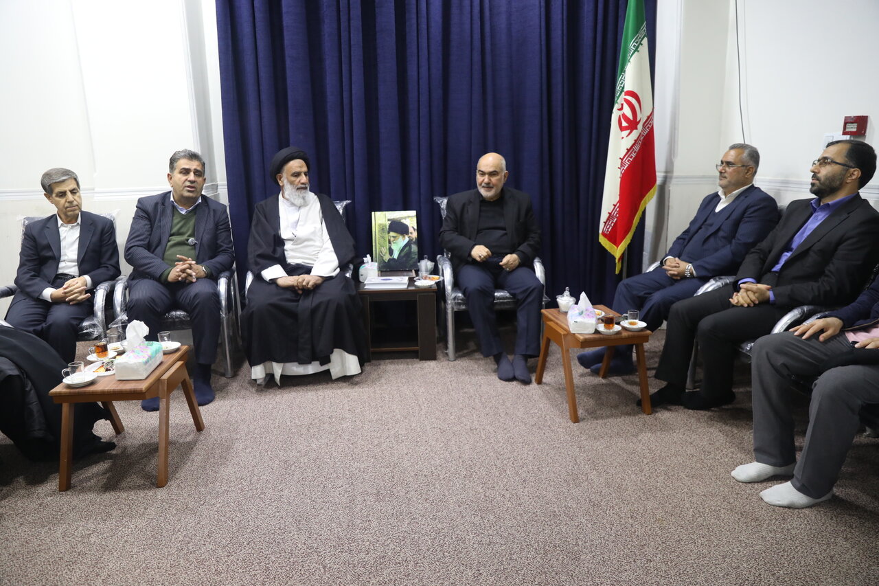 خانه ملت - دیدار اعضای کمیسیون اجتماعی مجلس با امام جمعه اهواز