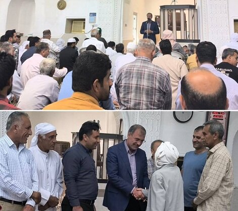 بازدید احمد مرادی از آبنما و چند روستای دهستان کشار