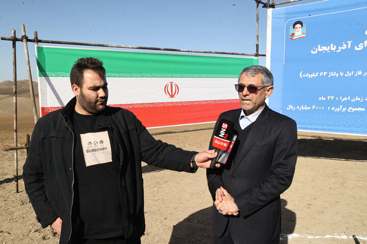 مراسم کلنگ زنی ساخت پروژه پست برق شهرستان انگوت