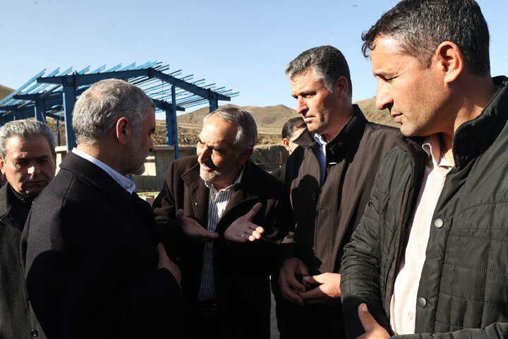 بازدید نیکزاد از طرح آبرسانی به ۱۵۴ روستای شهرستان گرمی