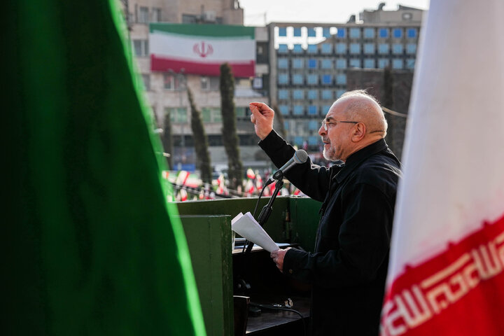 سخنرانی دکتر قالیباف در تجمع مردمی ضداغتشاشات تروریستی در تهران